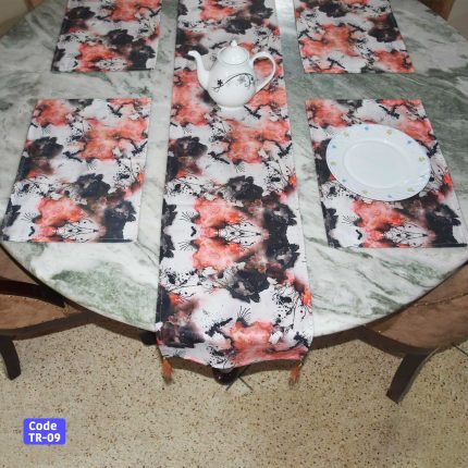 Beautiful floral table runner